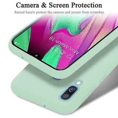 Samsung Galaxy A40 silikondeksel case (grønn)