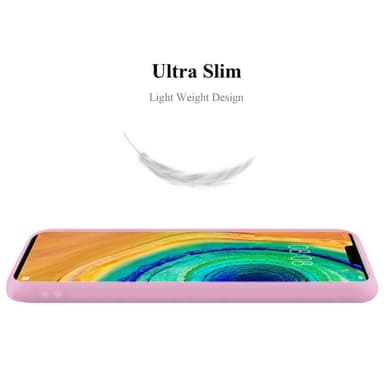 Deksel Huawei MATE 30 PRO Silikon cover (rosa)