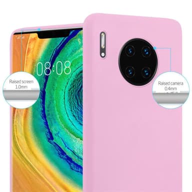 Deksel Huawei MATE 30 PRO Silikon cover (rosa)
