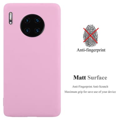 Deksel Huawei MATE 30 PRO Silikon cover (rosa)