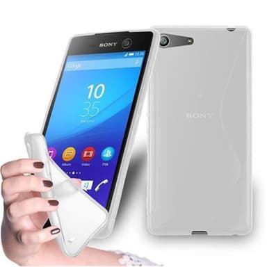 Sony Xperia M5 silikondeksel case (gjennomsiktig)