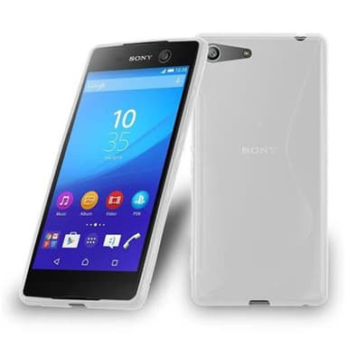 Sony Xperia M5 silikondeksel case (gjennomsiktig)