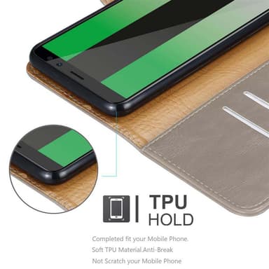 Huawei MATE 10 LITE lommebokdeksel etui (brun)