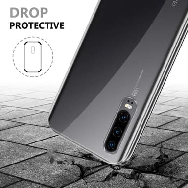 Huawei P30 Deksel 360 Case Cover (gjennomsiktig)