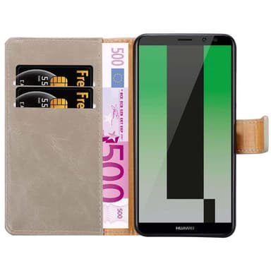 Huawei MATE 10 LITE lommebokdeksel etui (brun)