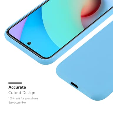 Deksel Xiaomi RedMi 10 Silikon cover (blå)