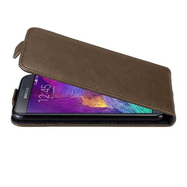 Samsung Galaxy NOTE 4 deksel flip cover (brun)