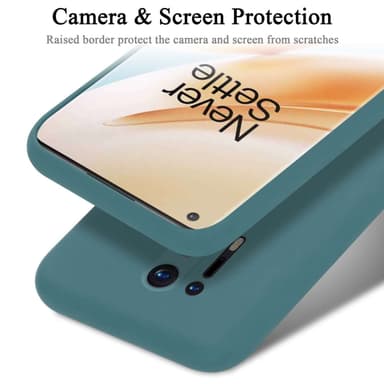 OnePlus 8 PRO silikondeksel case (Grønn)