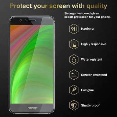 Honor 8 / 8 PREMIUM 3x Skjermbeskytter Skärmskydd