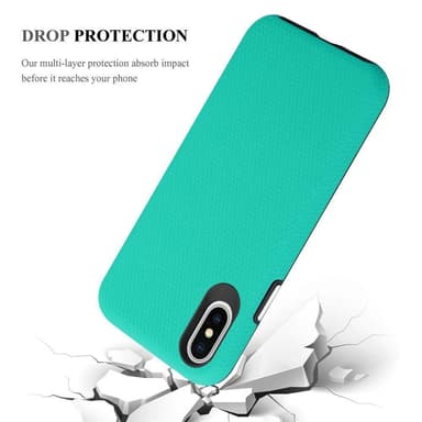 iPhone X / XS Deksel Case Cover (turkis)