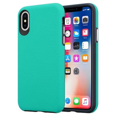 iPhone X / XS Deksel Case Cover (turkis)