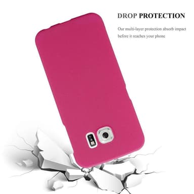 Samsung Galaxy S6 EDGE Hardt Deksel Cover (rosa)