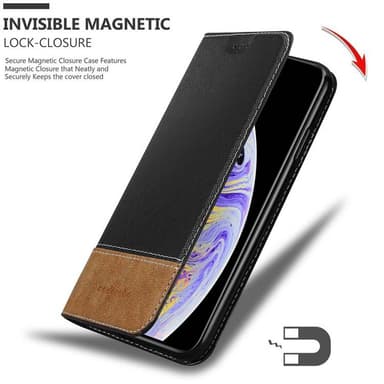 iPhone XS MAX Deksel Case Cover (svart)