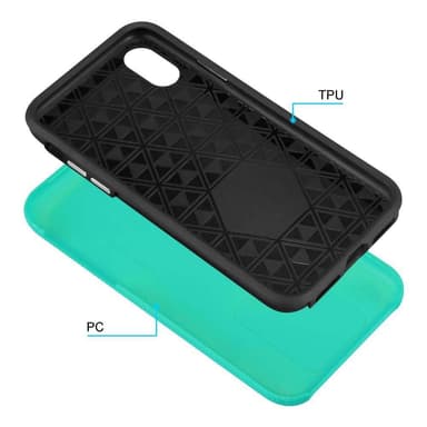 iPhone X / XS Deksel Case Cover (turkis)
