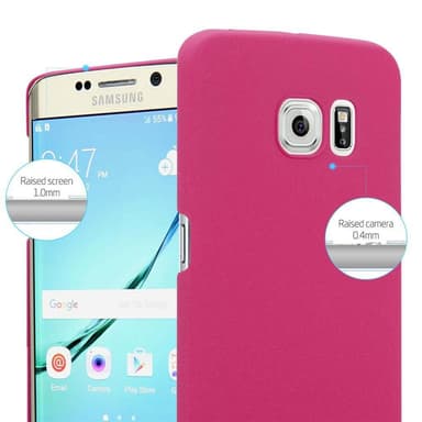 Samsung Galaxy S6 EDGE Hardt Deksel Cover (rosa)