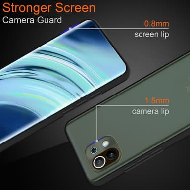 Xiaomi Mi 11 5G Deksel Case Cover (gjennomsiktig)