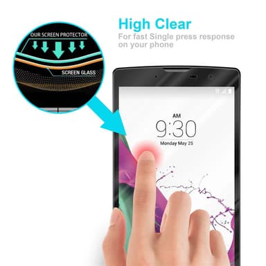 LG G4C / G4 MINI / MAGNA Skjermbeskytter Skärmskydd
