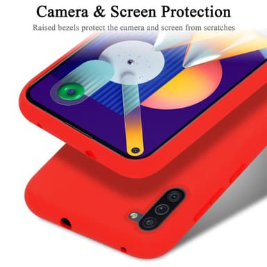 Samsung Galaxy A11 / M11 silikondeksel case (rød)