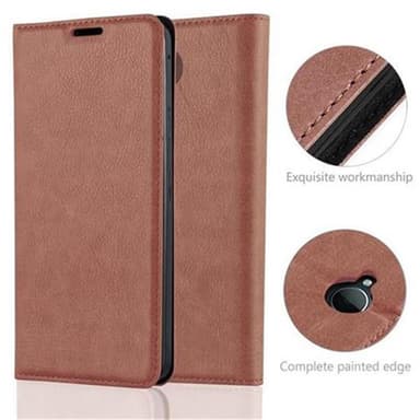 Nokia Lumia 650 lommebokdeksel case (brun)