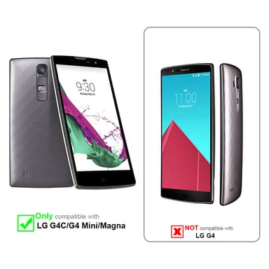 LG G4C / G4 MINI / MAGNA lommebokdeksel case (brun)