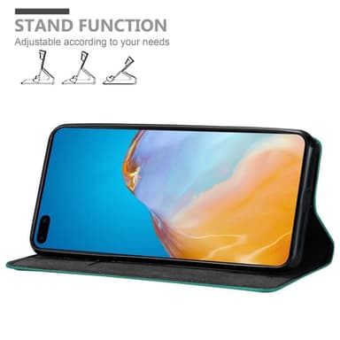 Huawei P40 lommebokdeksel case (turkis)