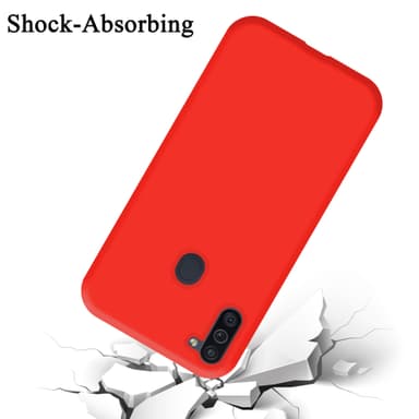 Samsung Galaxy A11 / M11 silikondeksel case (rød)
