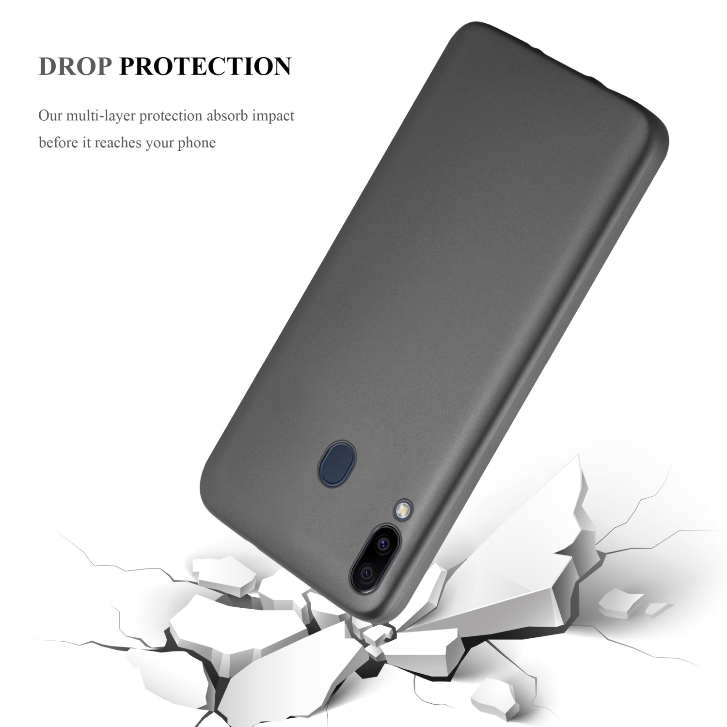 Deksel Samsung Galaxy M20 Case Cover (grå)
