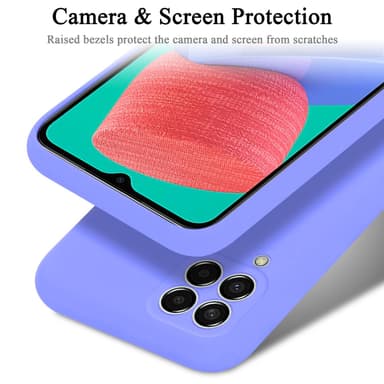 Samsung Galaxy M33 5G silikondeksel case (lilla)