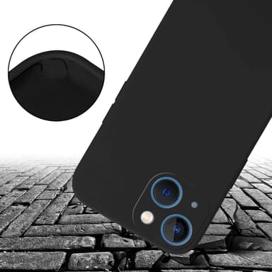 Deksel iPhone 13 MINI med Halskjede (svart)