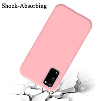Samsung Galaxy S20 silikondeksel case (rosa)