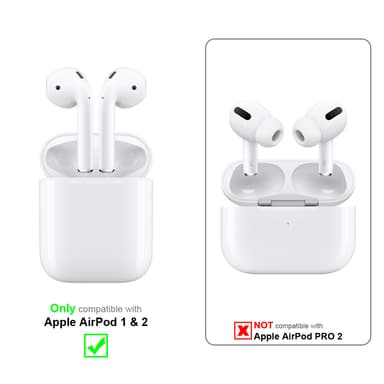 TPU AirPod etui Veske (blå)