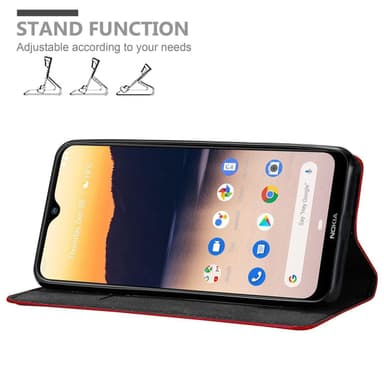 Nokia 2.3 lommebokdeksel case (rød)