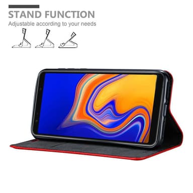 Samsung Galaxy A6s lommebokdeksel case (rød)