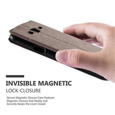 Samsung Galaxy J5 2015 lommebokdeksel case (brun)