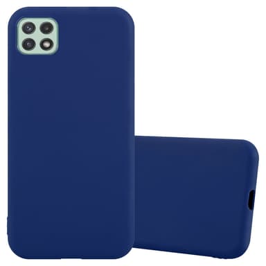 Deksel Samsung Galaxy A22 5G Silikon cover (blå)