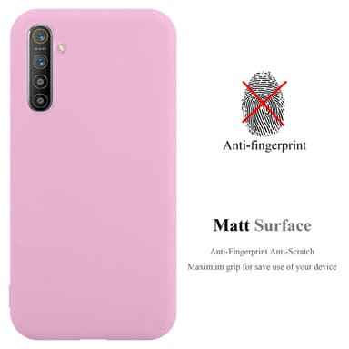 Deksel Realme X2 / XT / Oppo K5 Silikon cover (rosa)
