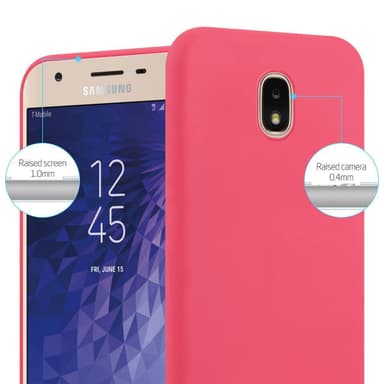 Deksel Samsung Galaxy J3 2018 Silikon cover (rød)