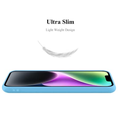 Deksel iPhone 14 Silikon cover (blå)