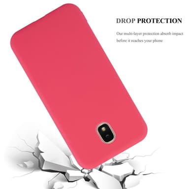 Deksel Samsung Galaxy J3 2018 Silikon cover (rød)