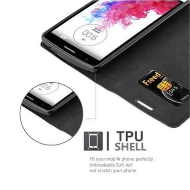 LG G3 MINI / G3 S lommebokdeksel case (svart)