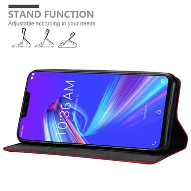 Asus ZenFone MAX M2 lommebokdeksel case (rød)