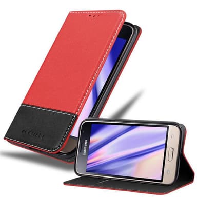 Samsung Galaxy J1 2016 Deksel Case Cover (rød)