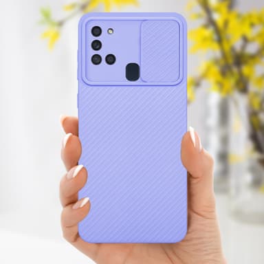 Deksel Samsung Galaxy A21s cover (lilla)