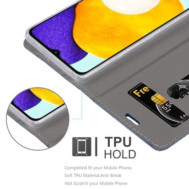 Samsung Galaxy A13 5G lommebokdeksel etui (blå)