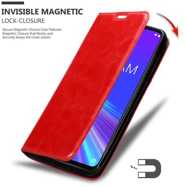Asus ZenFone MAX M2 lommebokdeksel case (rød)