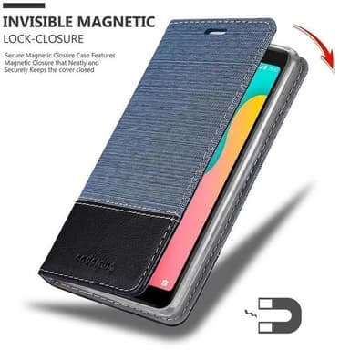 WIKO Y60 lommebokdeksel etui (blå)
