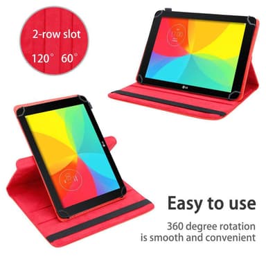 LG G Pad 2 (10.1 tomme) deksel til nettbrett (rød)
