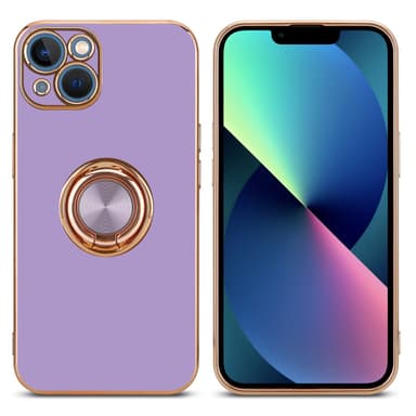 iPhone 14 silikondeksel case (lilla)