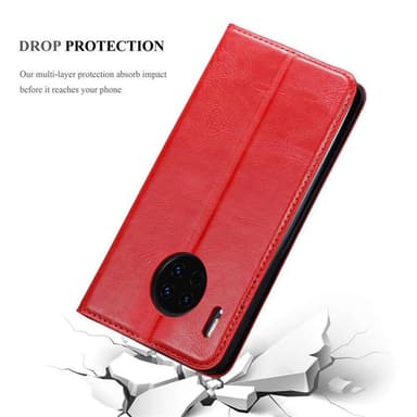 Huawei MATE 30 lommebokdeksel case (rød)