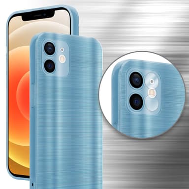 iPhone 12 Silikondeksel Beskyttelse (turkis)
